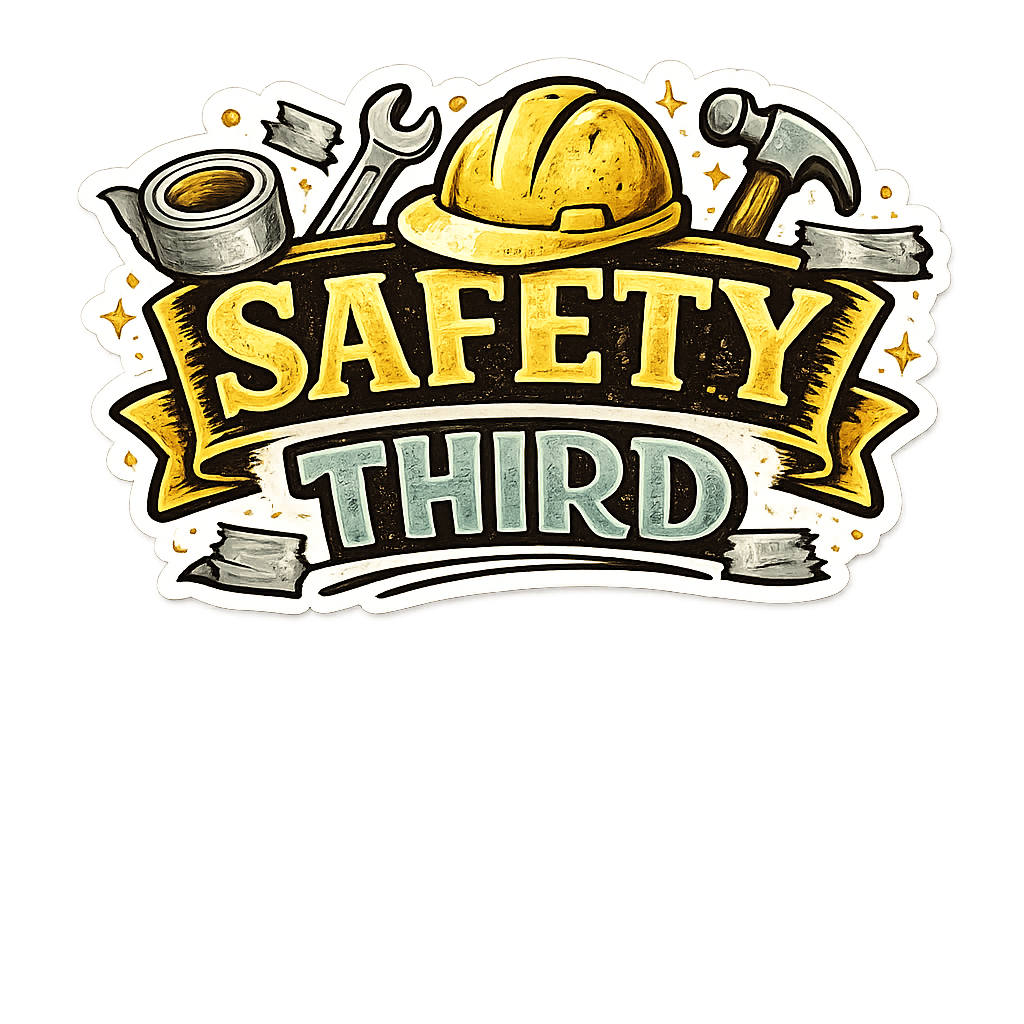 Safety Third Sticker