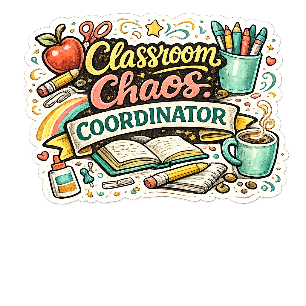 Classroom Chaos Coordinator Sticker