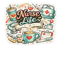 Nurse Life Sticker