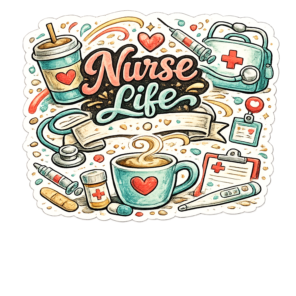 Nurse Life Sticker