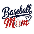 Baseball Mom Sticker