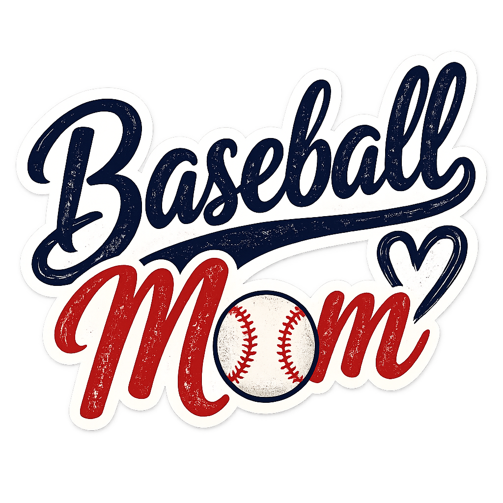 Baseball Mom Sticker