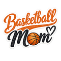 Basketball Mom Script Sticker