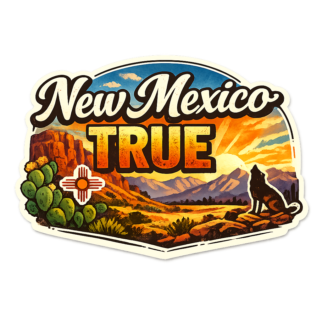 New Mexico True Sticker
